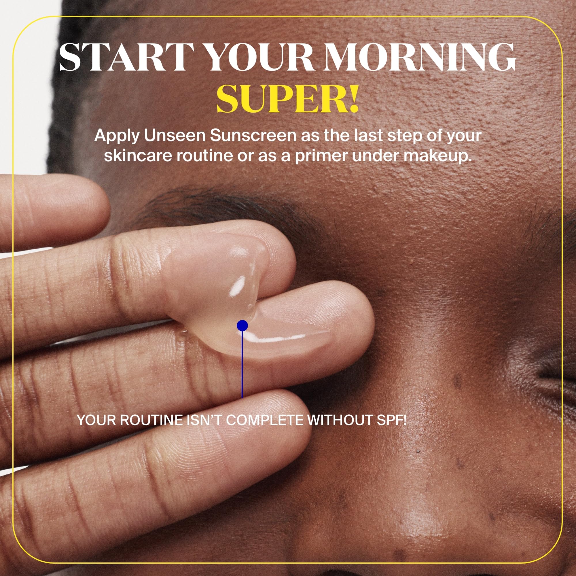 Supergoop Unseen Sunscreen fights pollution exposure with marine algae protection.