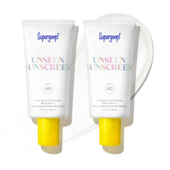 Supergoop Unseen Sunscreen bottle with SPF 40, invisible protection