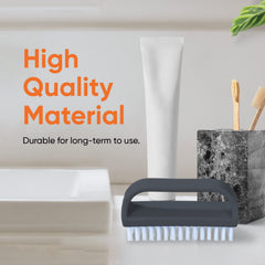 Superio Stiff Nail Brush ergonomic handle focuses on comfortable grip during extended scrubbing.