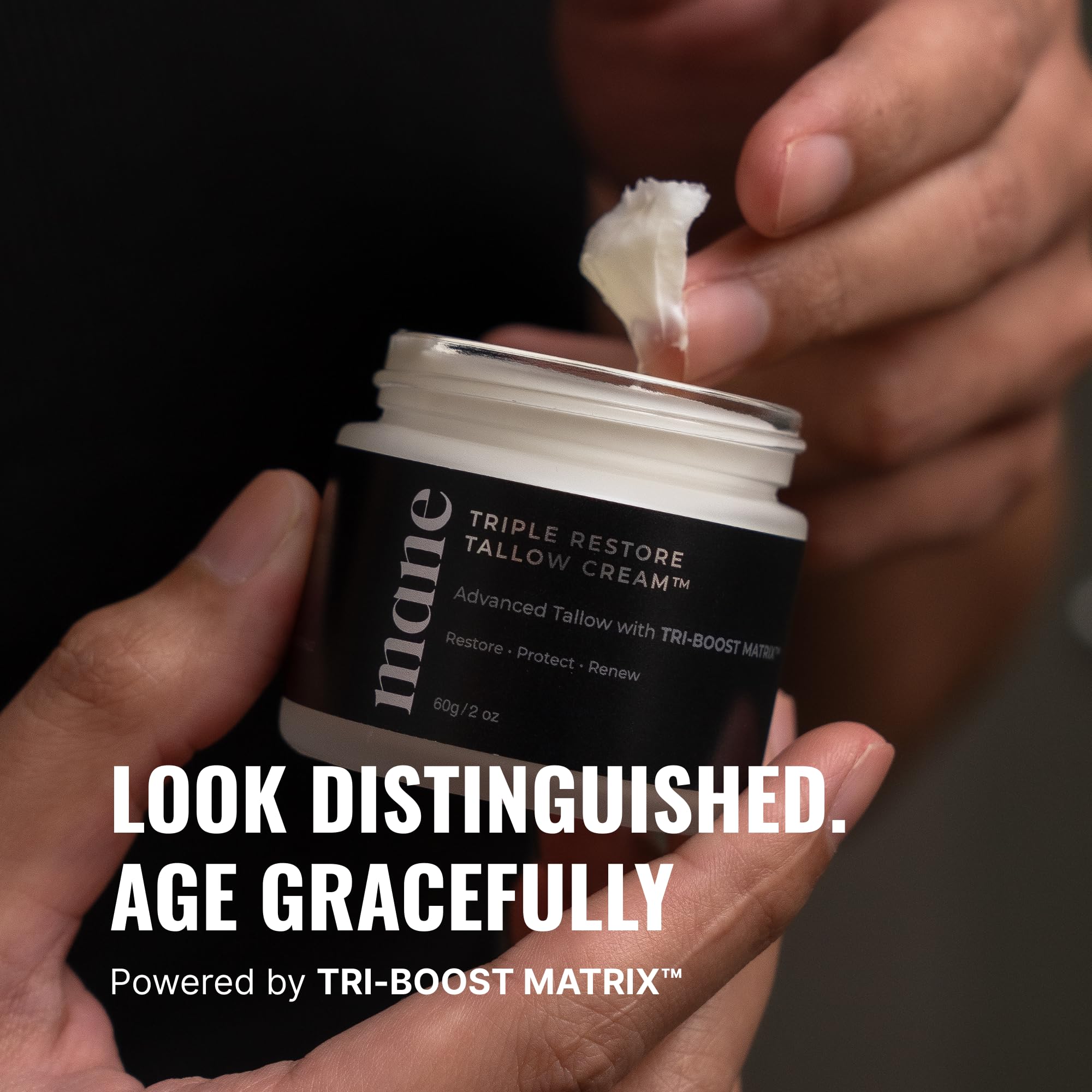 Superior Mane Ceramides skin barrier illustration emphasizing moisture retention.