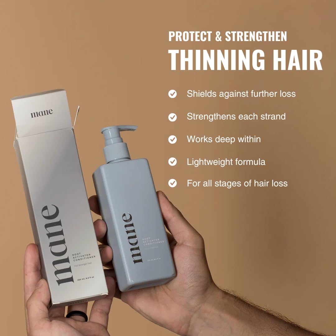 Superior Mane Root Activator being massaged into scalp demonstrates ease of use and coverage