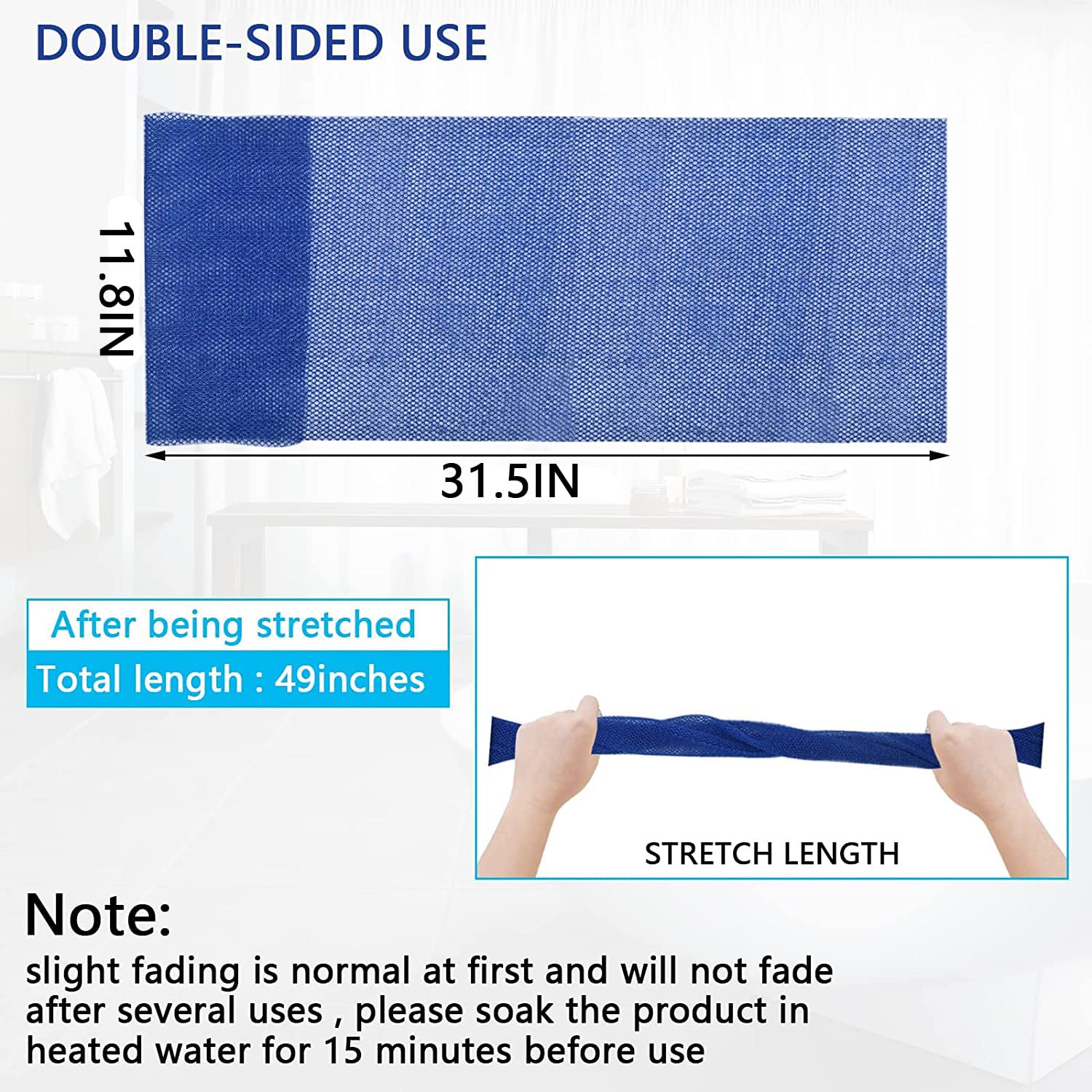 SuperJpsor net's porous design dries quickly after use.