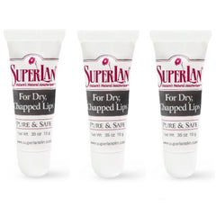 Superlan lanolin lip balm tube for on-the-go lip repair.
