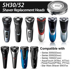 SUPERNB SH30 fit demonstrates quick installation on Philips Norelco razors.