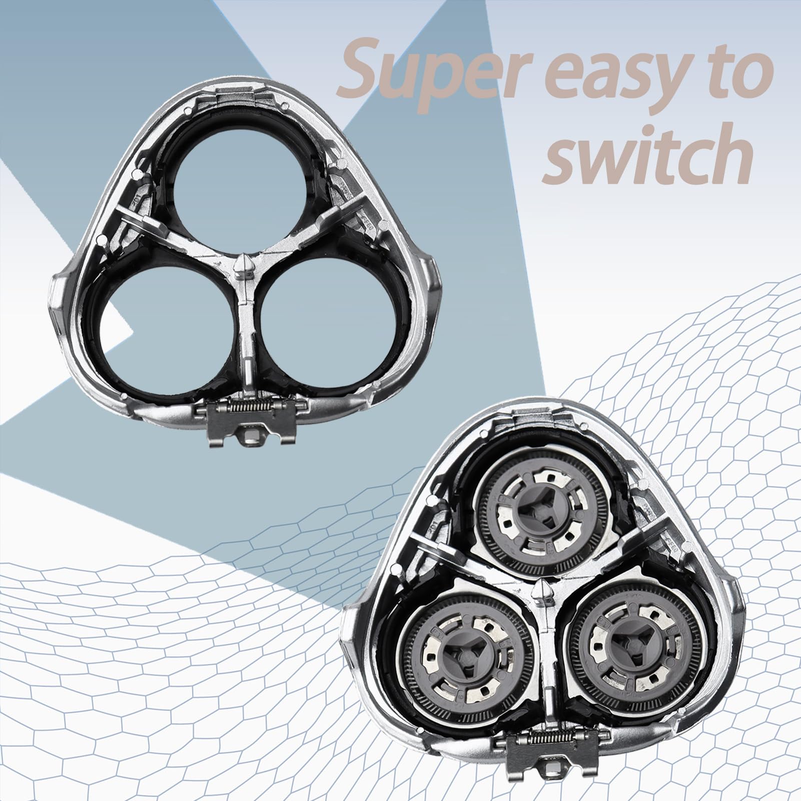 SUPERNB SH50 5-way-flex action lets blades glide smoothly.