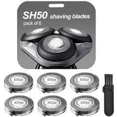 SUPERNB SH50 heads close-up show five-way flex for a smooth close shave.