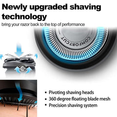 SUPERNB SH50 packaging shows six replacement blades for easy refresh.