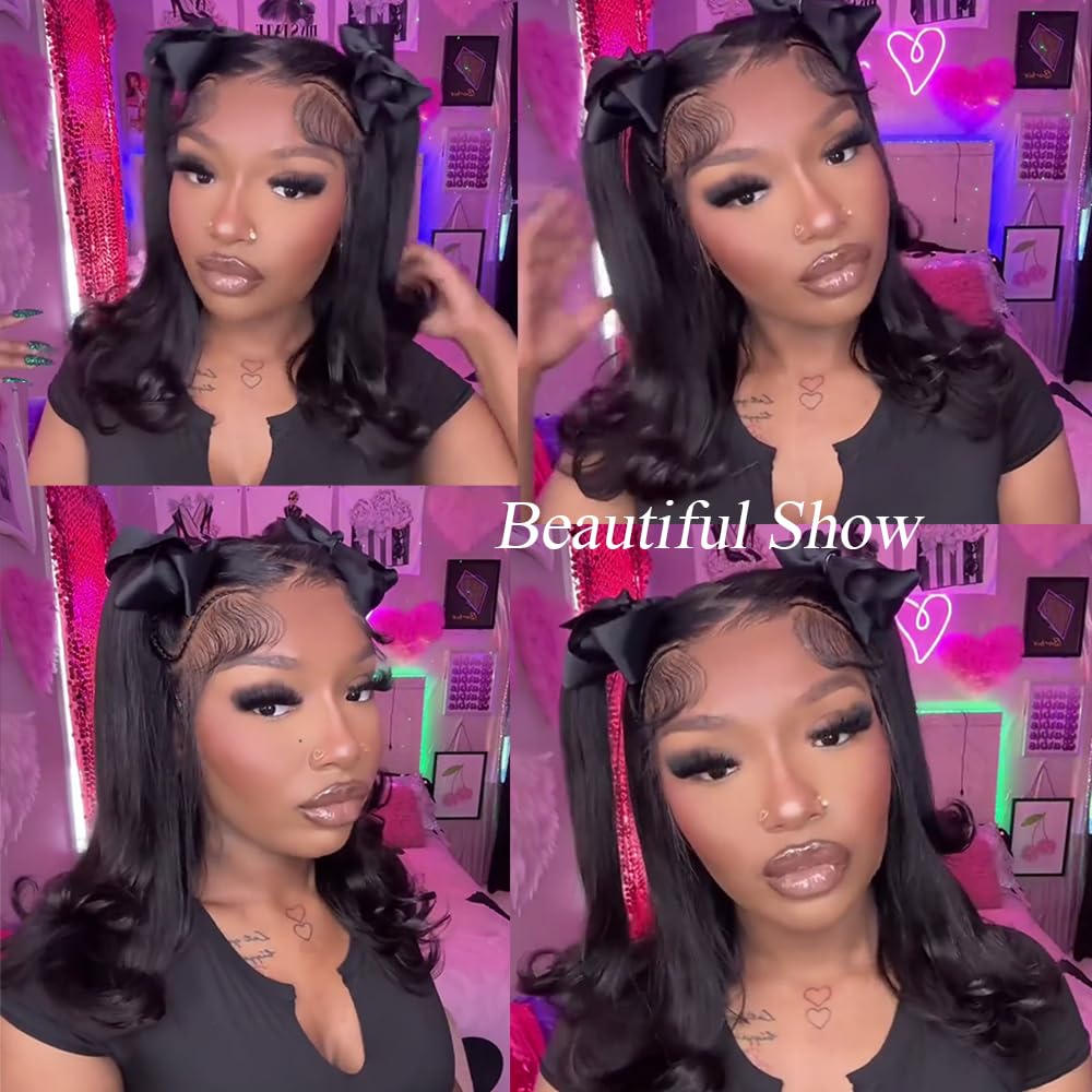 SUPERNOVA glueless short bob braided wig easy install