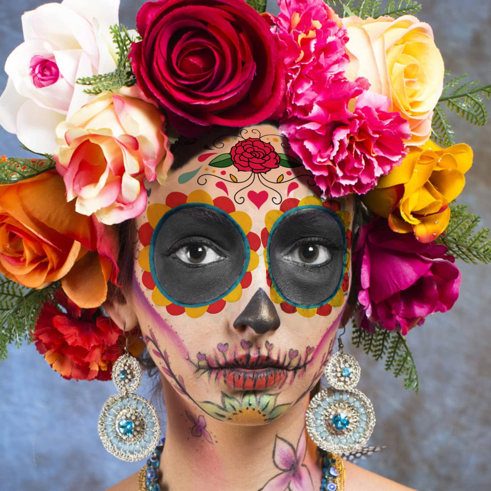 Supersfel temporary face tattoos application demo shows quick, easy use