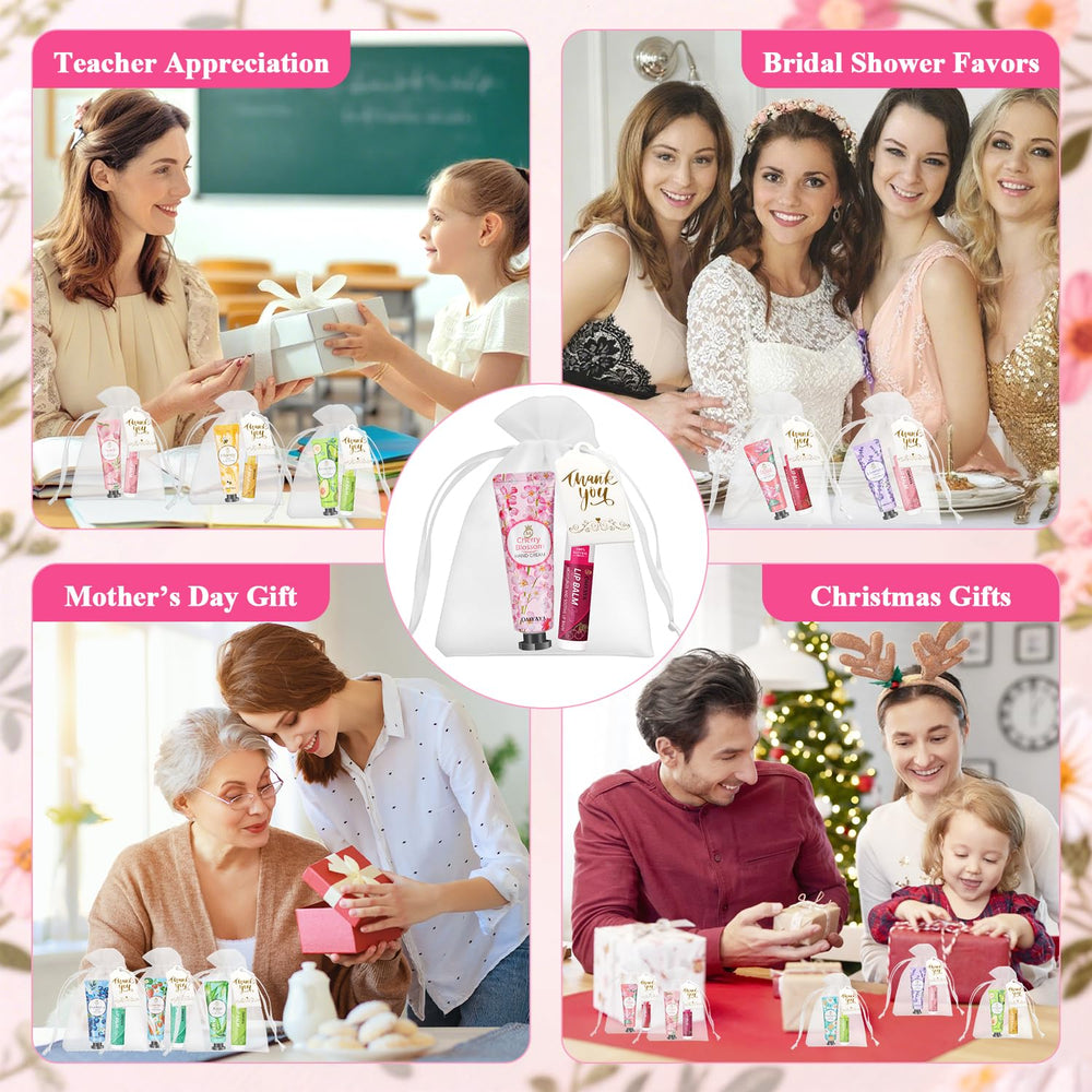 SUPERSUN Christmas stocking stuffer with mini lip balms and lotions.