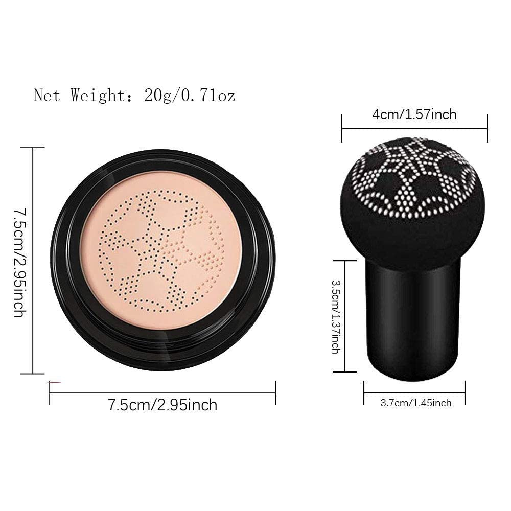 SuperThinker Air Cushion final veil finish shows long-lasting matte look.