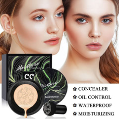 SuperThinker air cushion cc cream wet mushroom head ready for even, skin-like coverage