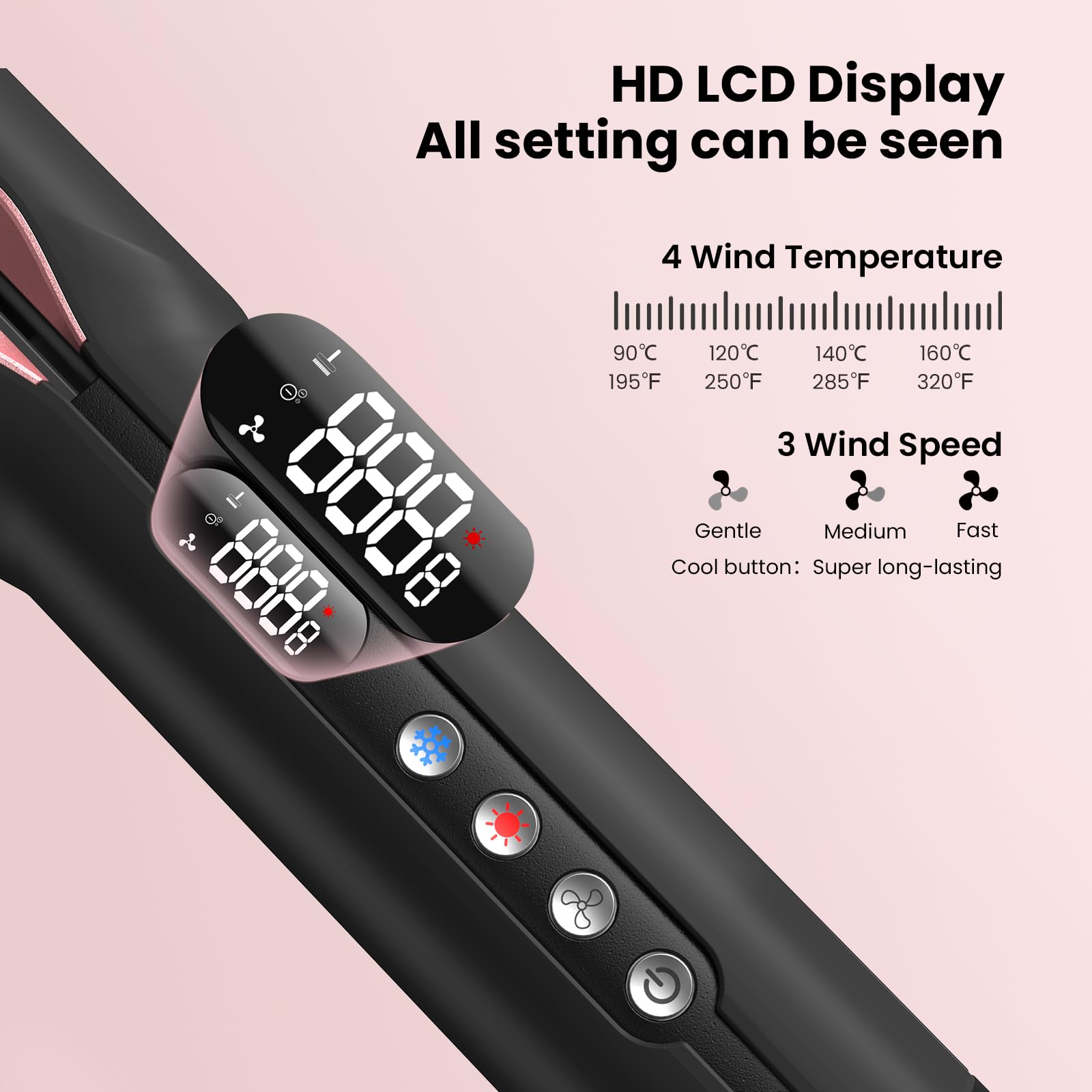 SUPGALIY LCD display for precise heat control