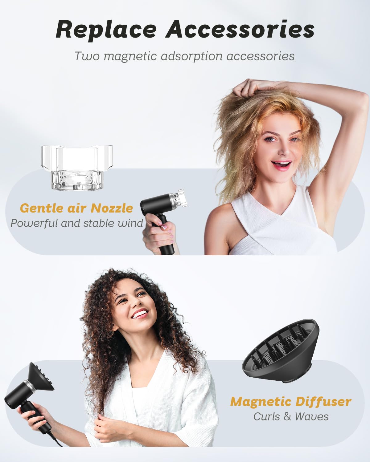 SUPGALIY magnetic nozzle and diffuser enable precise styling