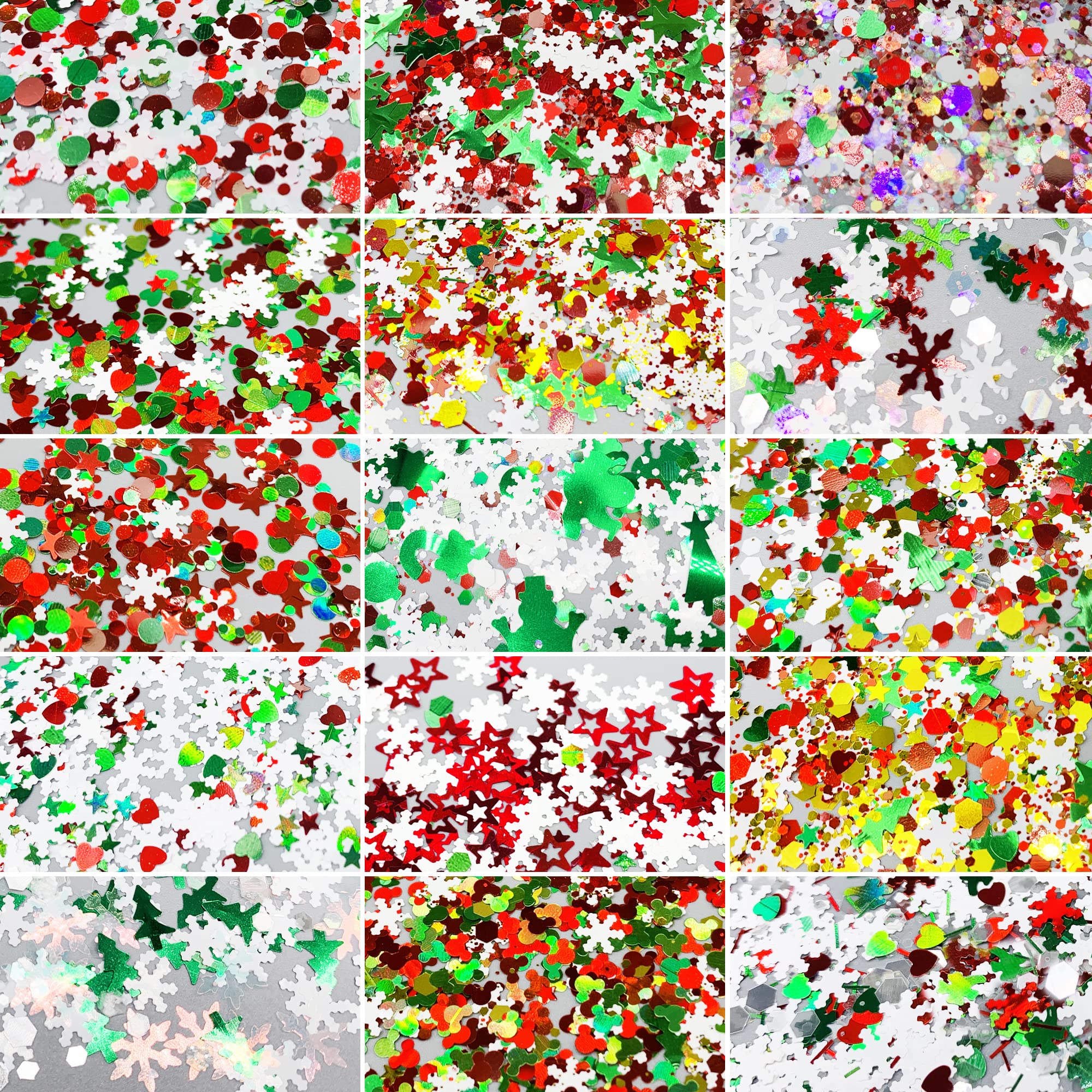 SUPGIFT glitter color palette shows 15 vivid hues for endless DIY projects