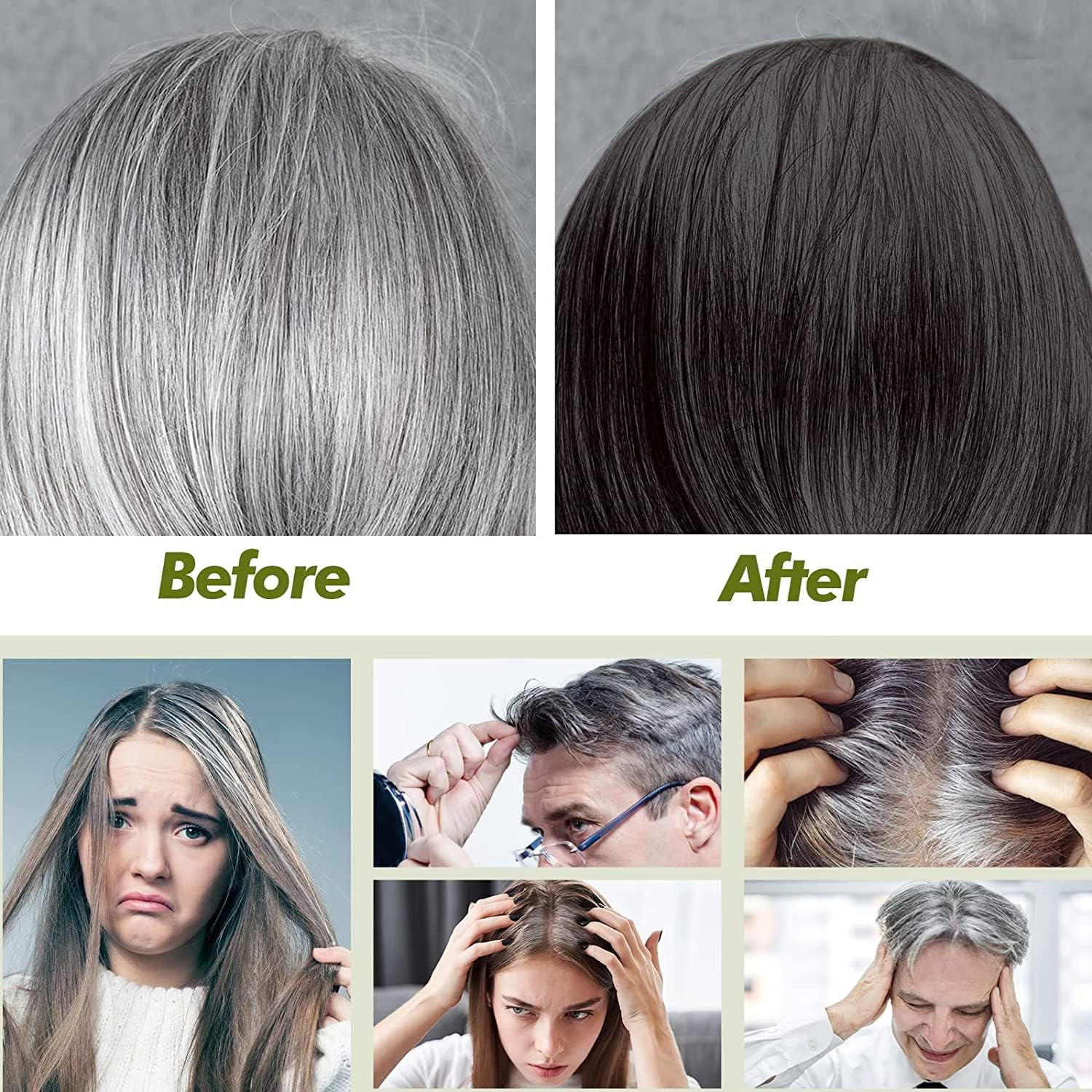 SUPGUDER Dexe black hair after-color result shows lustrous shade and vibrant tone