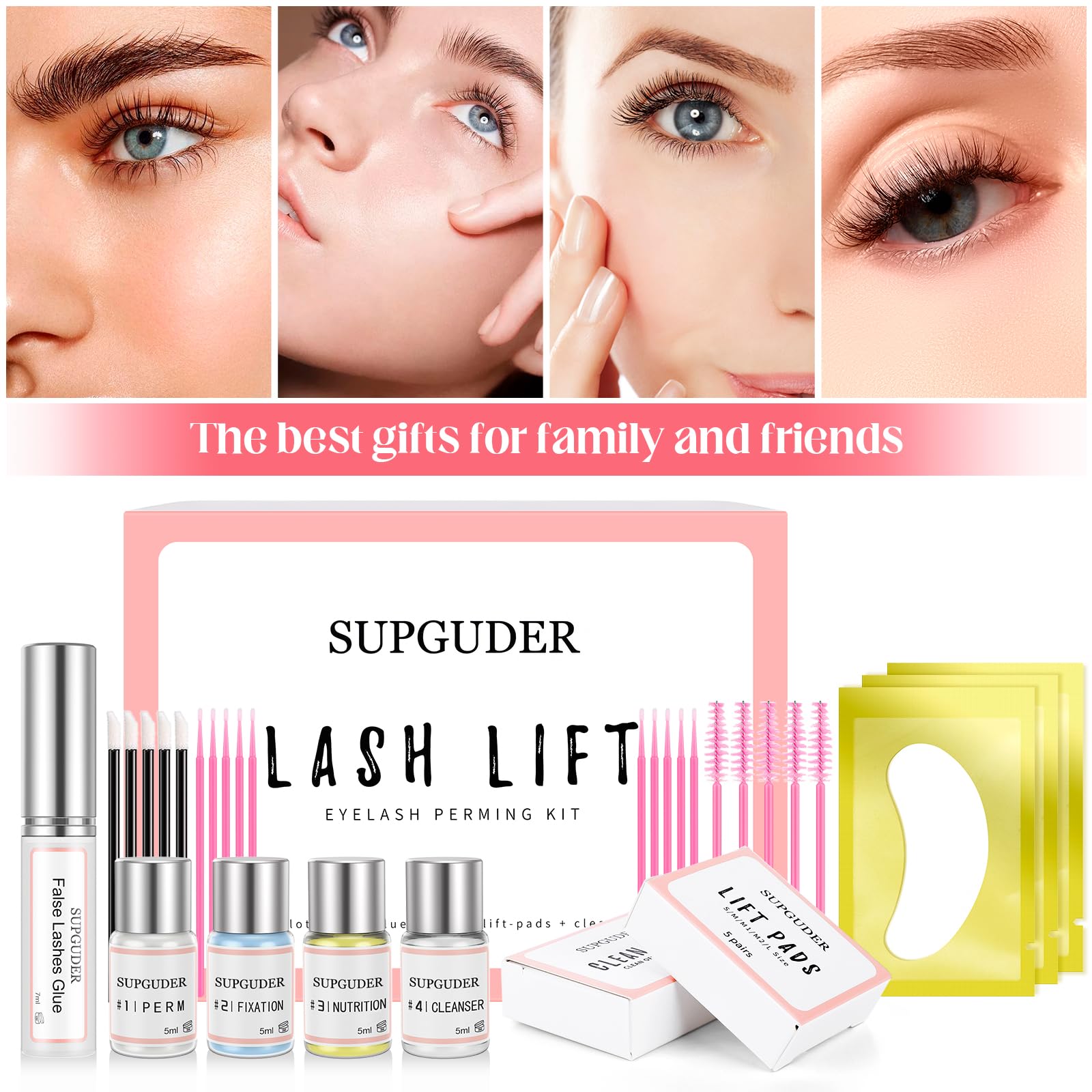 SUPGUDER lash lift kit instructions-guide clear steps for beginners