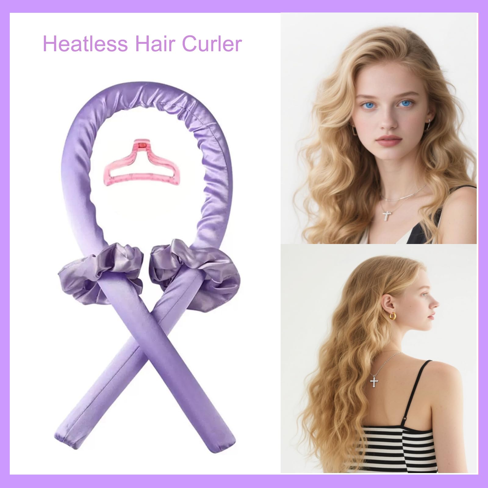 SUPHOUSE satin bonnet for sleeping protects curls during rest