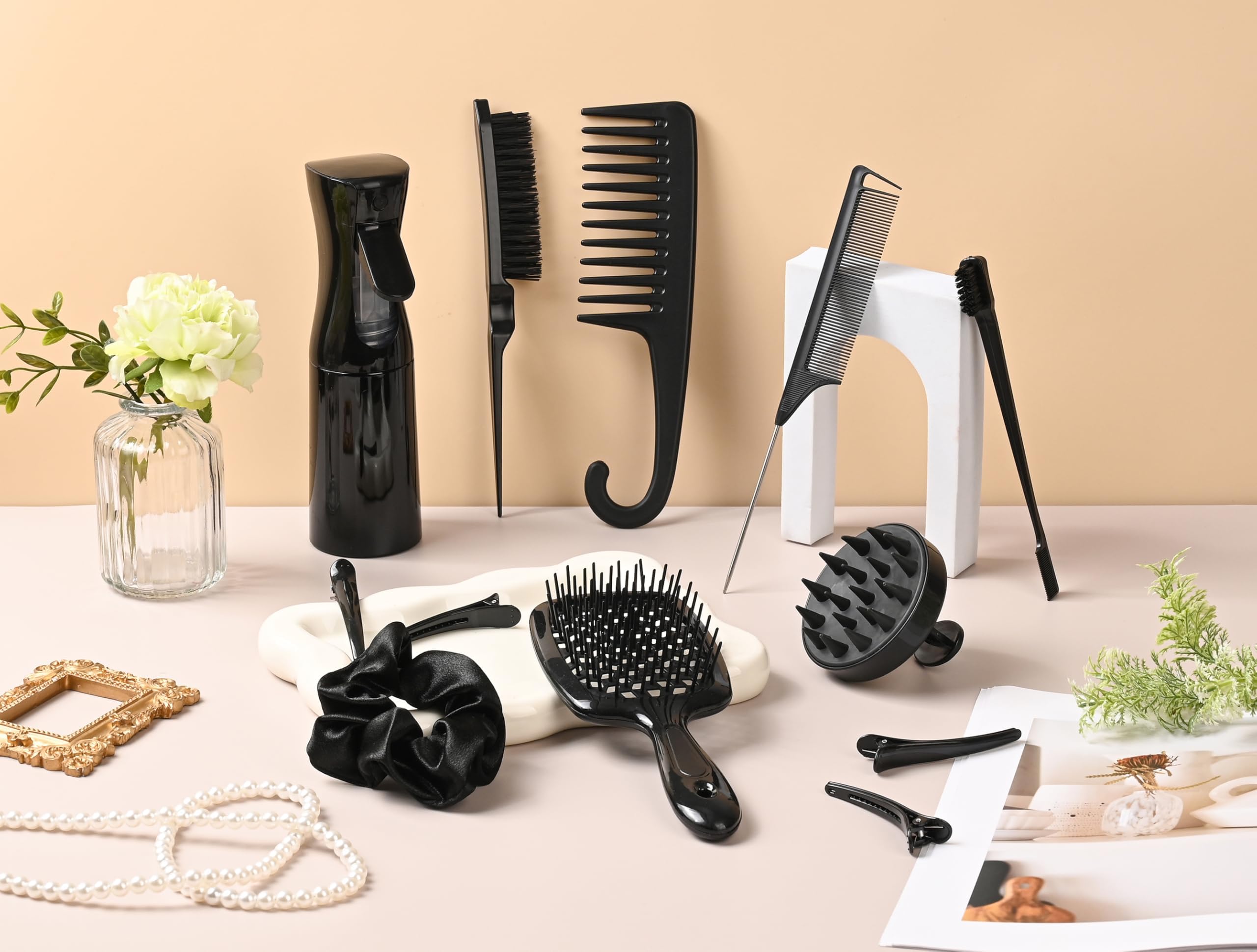 SUPHOUSE soft scalp massager shampoo brush soothing cleanse while stimulating scalp during shower.
