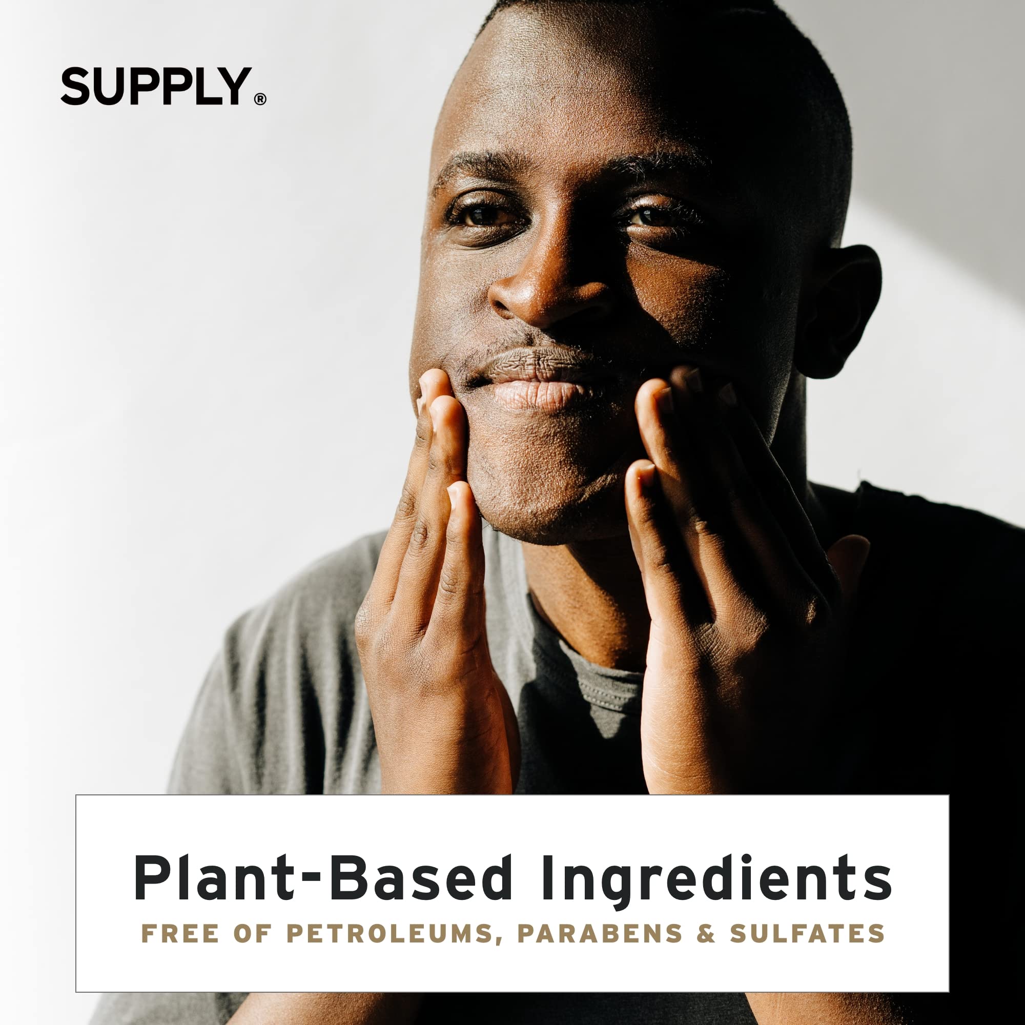 Supply Men’s Moisturizer Aloe Vera image shows soothing daily hydration.