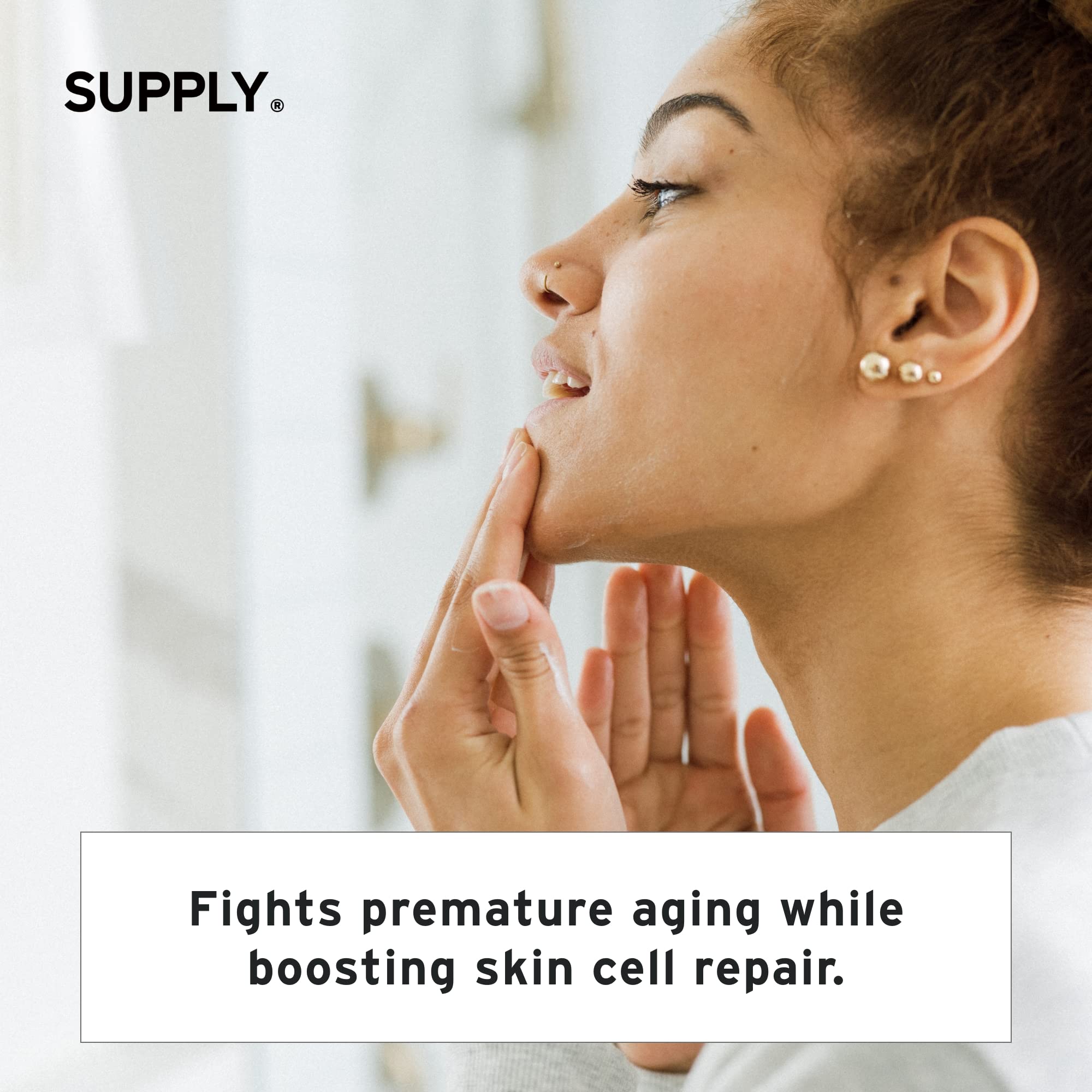 Supply Men’s Moisturizer Quick Absorption in a morning routine.