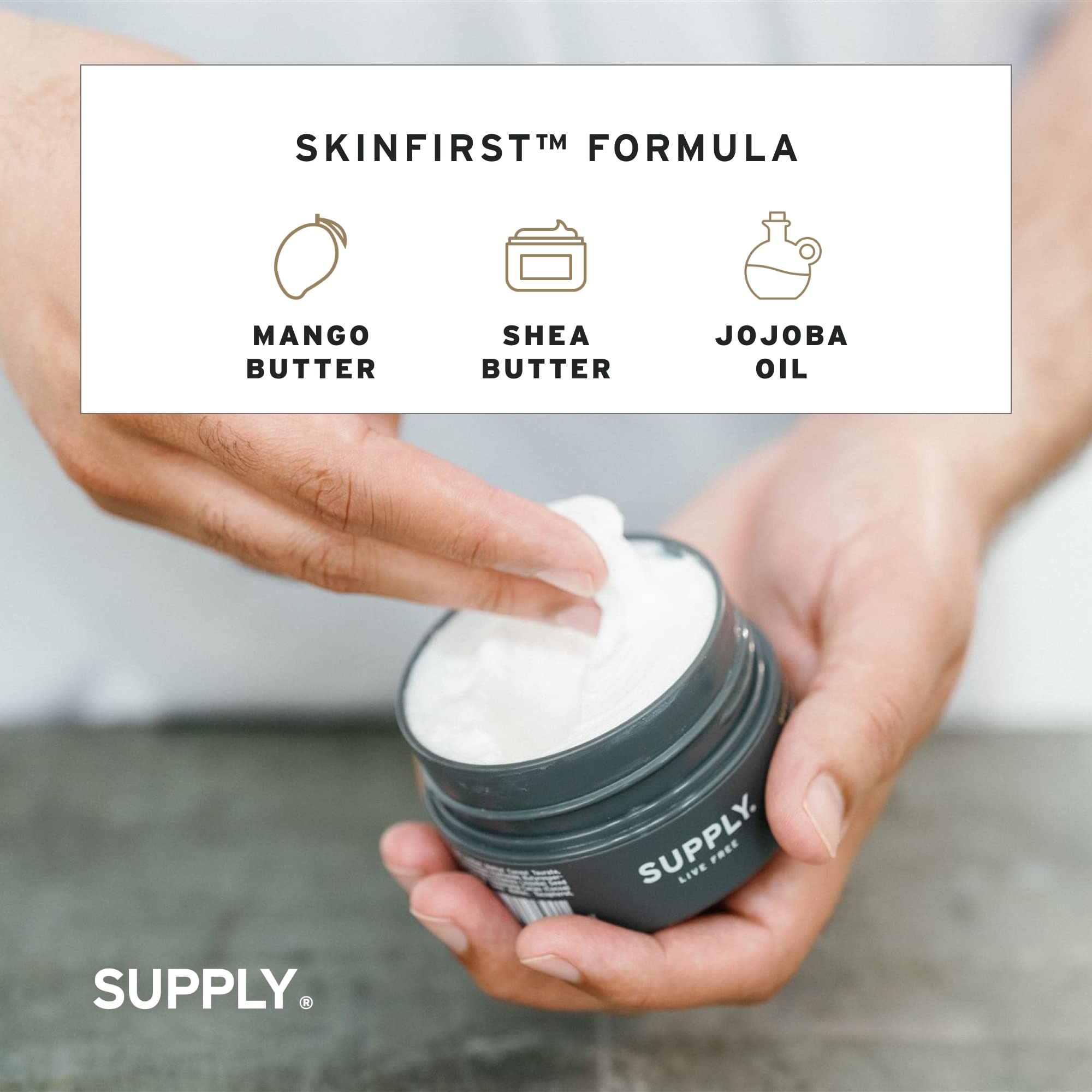 Supply plant-based formula with aloe vera and jojoba for gentle moisturization
