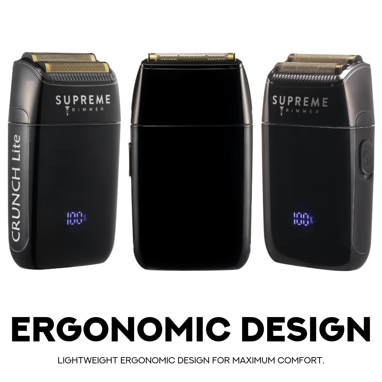 Supreme Trimmer Crunch Lite packed in travel pouch demonstrating portability for trips