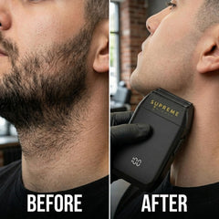 Supreme Trimmer Crunch STF602 bald look shave for a polished scalp.