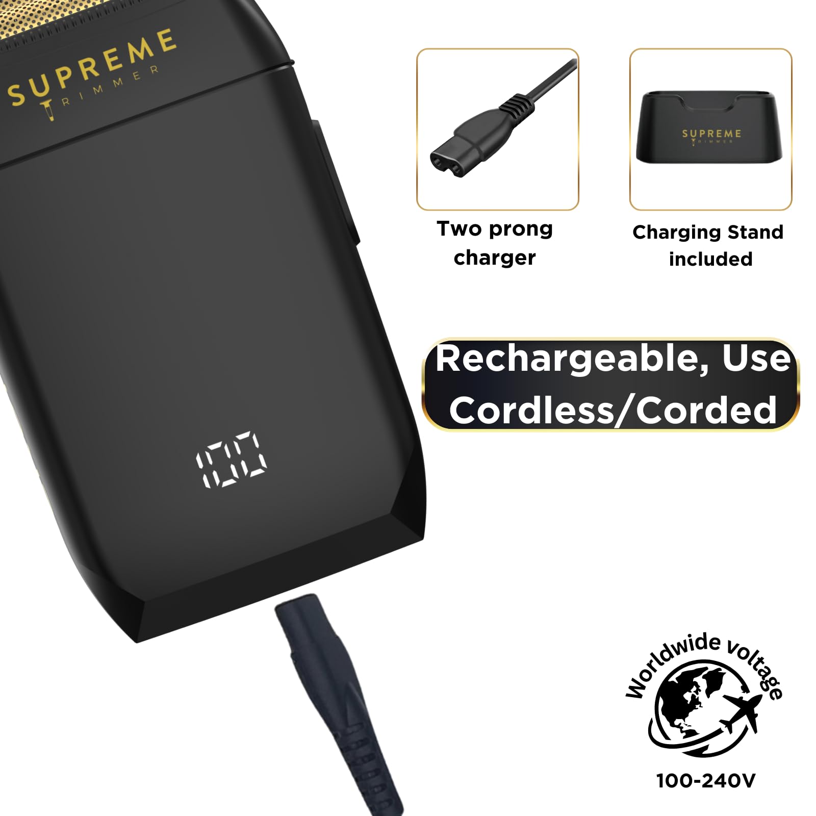 Supreme Trimmer Crunch STF602 hard-shell travel case for on-the-go grooming
