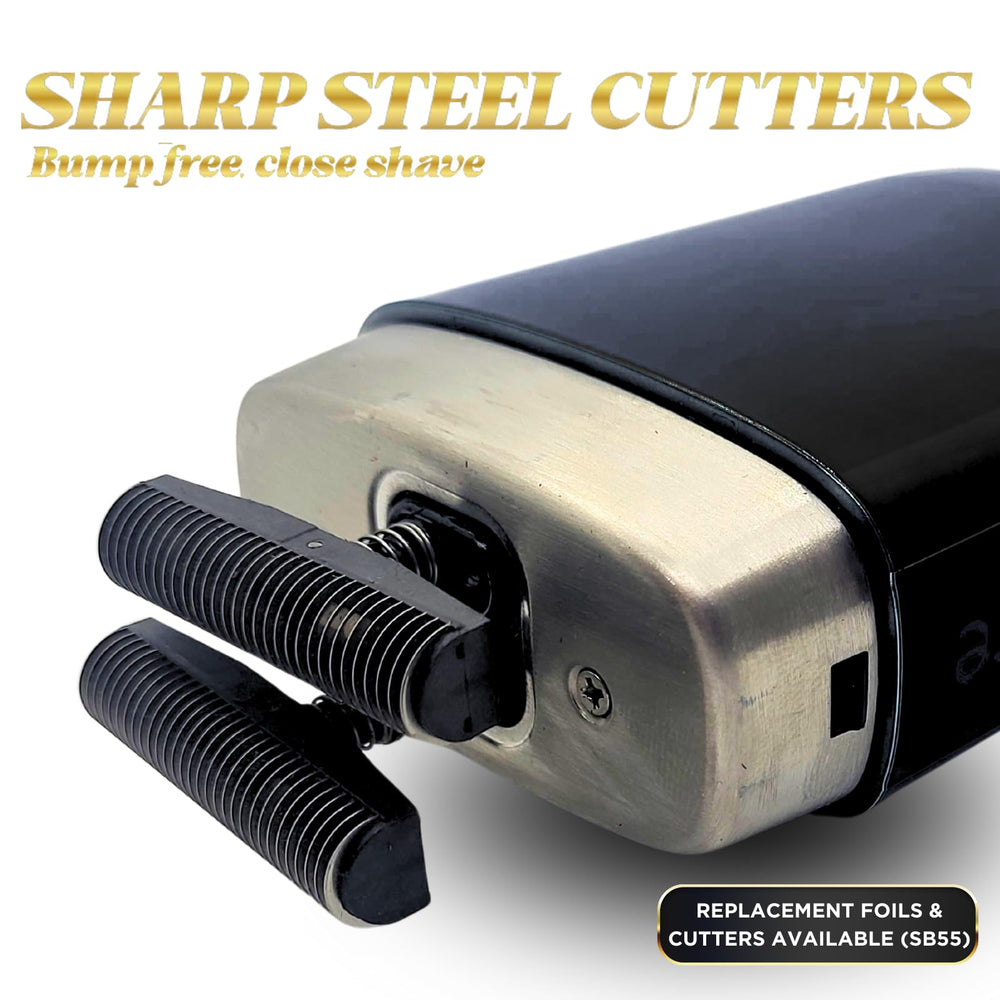 Supreme Trimmer hypoallergenic-foil features hypoallergenic surface reducing irritation during use.