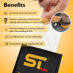 Supreme Trimmer individual-wipe-closeup highlights alcohol-free, skin-friendly post-shave cleansing.