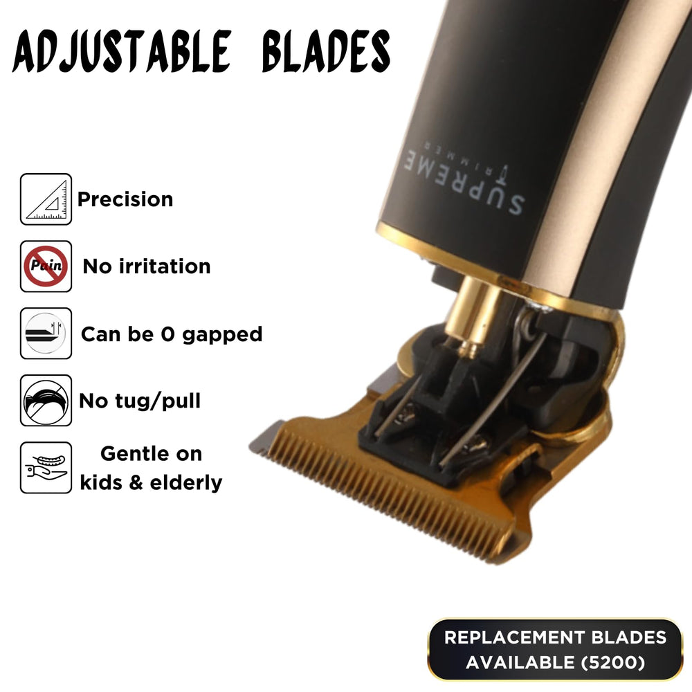Supreme Trimmer T Shaper 90 minutes of cordless trimming on a charge.