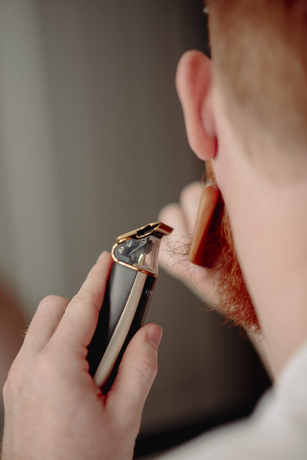 Supreme Trimmer fits travel bag for grooming anywhere.