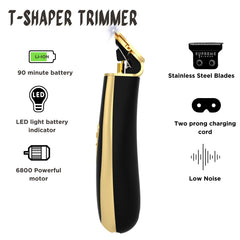 Supreme Trimmer T Shaper zero-gap blade delivers smooth trimming with reduced snagging.