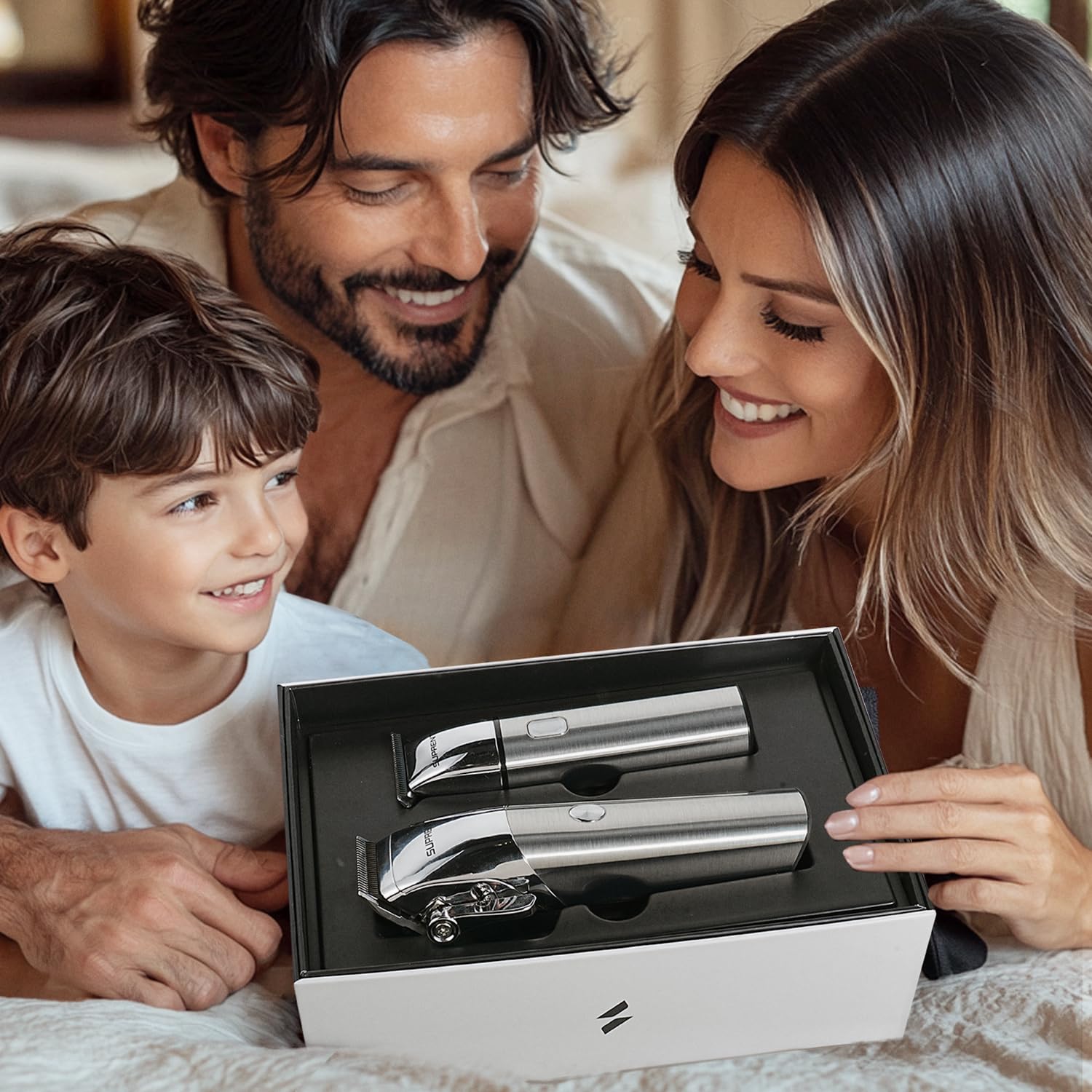 SUPRENT complete family grooming set in compact case for travel