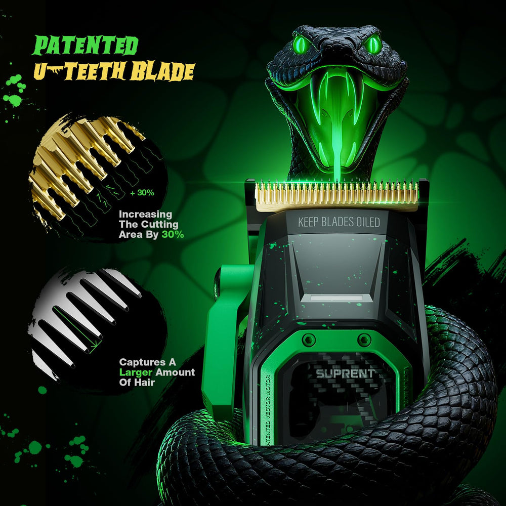 SUPRENT Fangs ergonomic body with non-slip grip boosts comfort