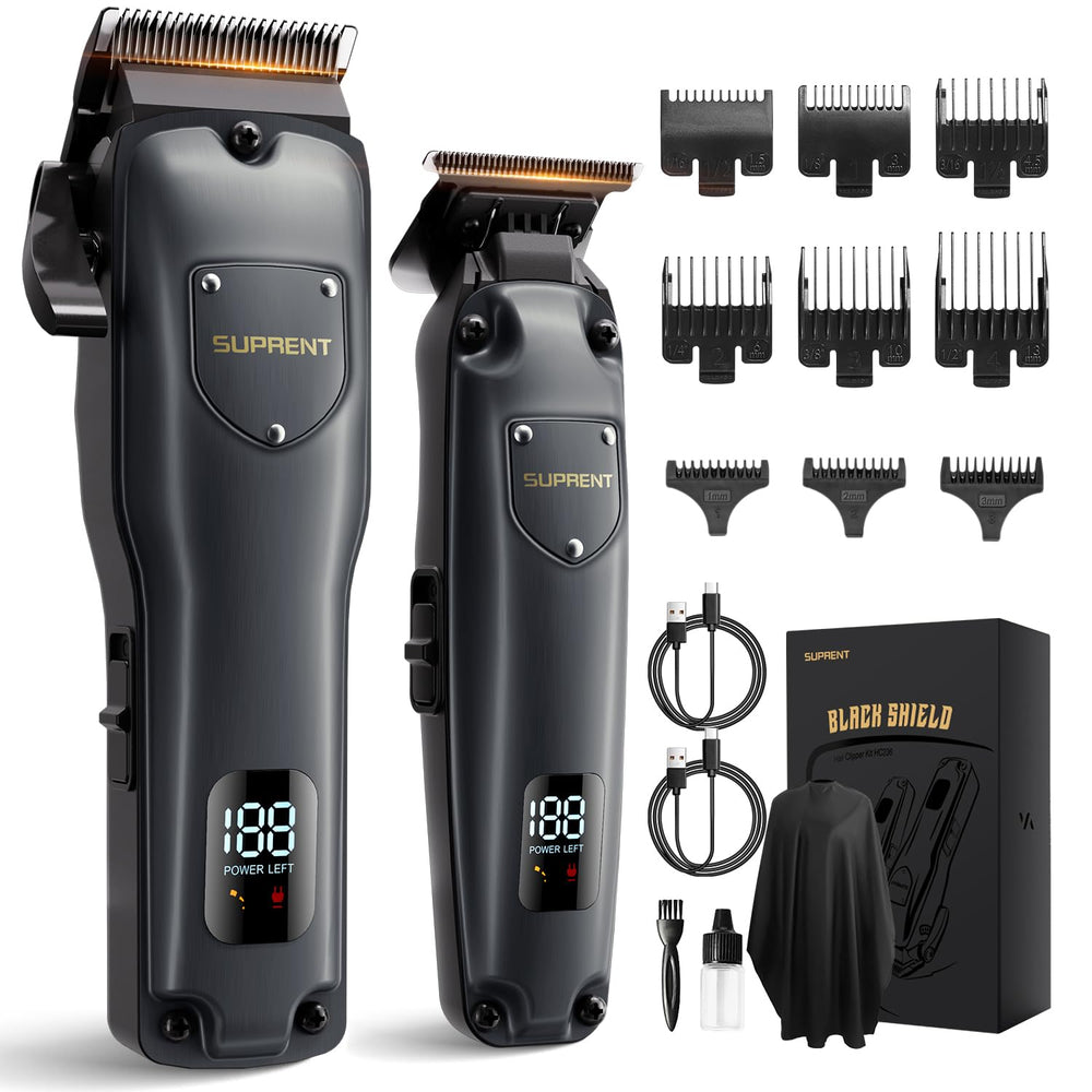 Suprent hair clipper with 6800rpm motor for precise home grooming