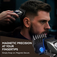 SUPRENT magnetic combs attachments provide quick length changes
