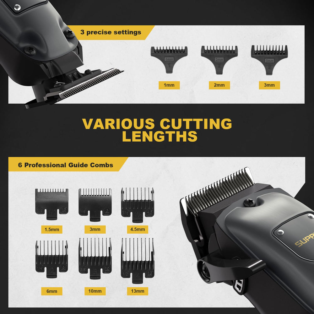 Suprent precision T-blade trimmer for detailed beard and edge work
