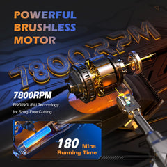 SUPRENT PRO double cooling ceramic blade for smooth cuts and cooler operation.