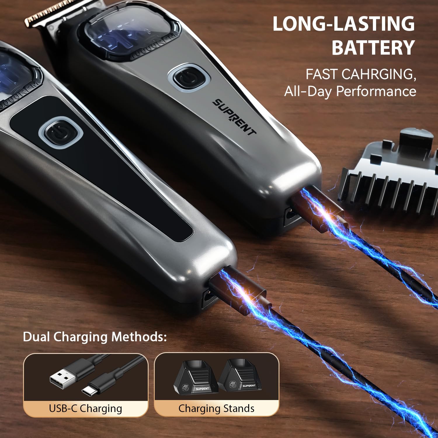 SUPRENT Type-C charging port allows convenient universal power options