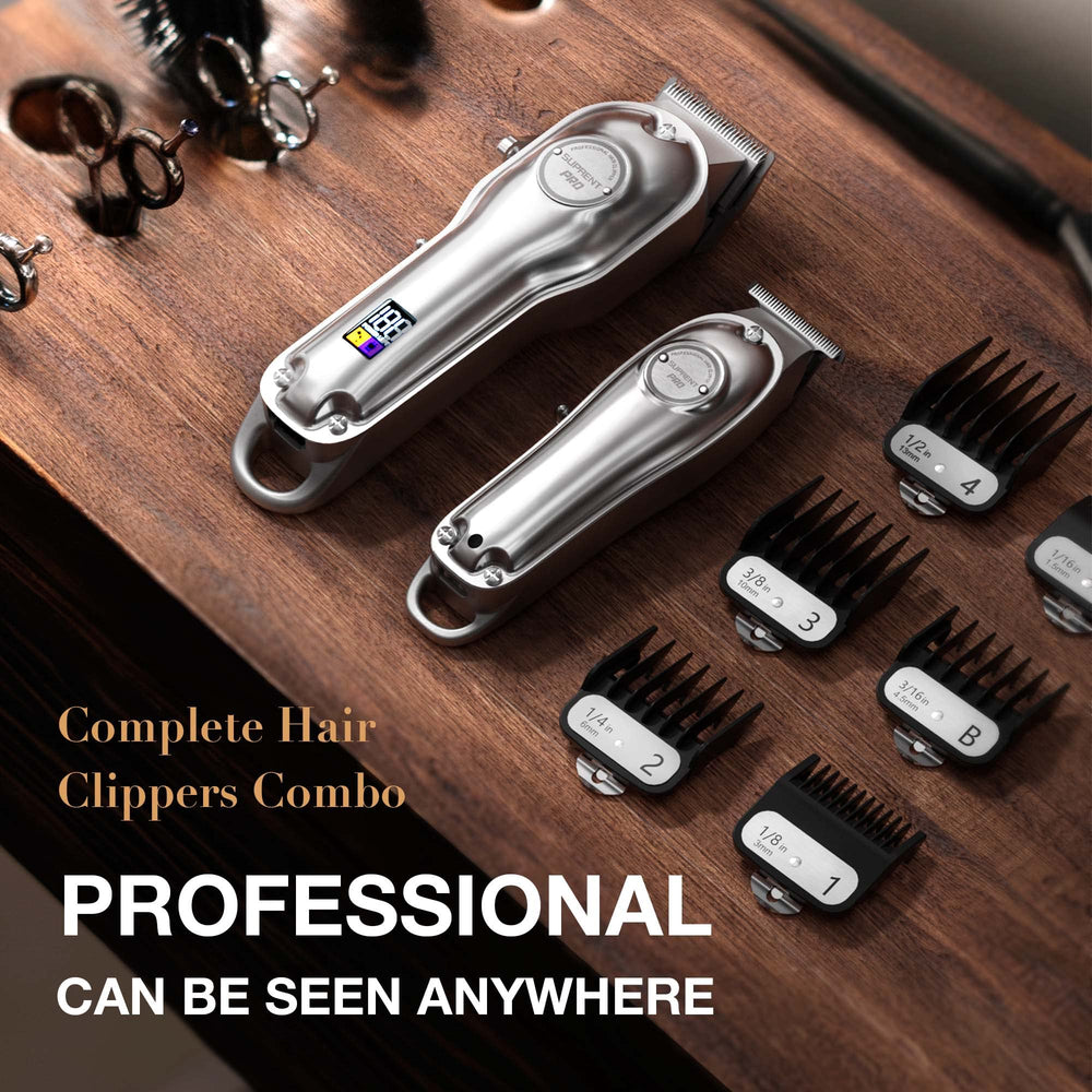 SUPRENT PRO metal blades close-up shows robust carbon steel that stays sharp.