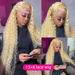 SUPSYOUSF 613 blonde closeup highlights texture and natural shine.