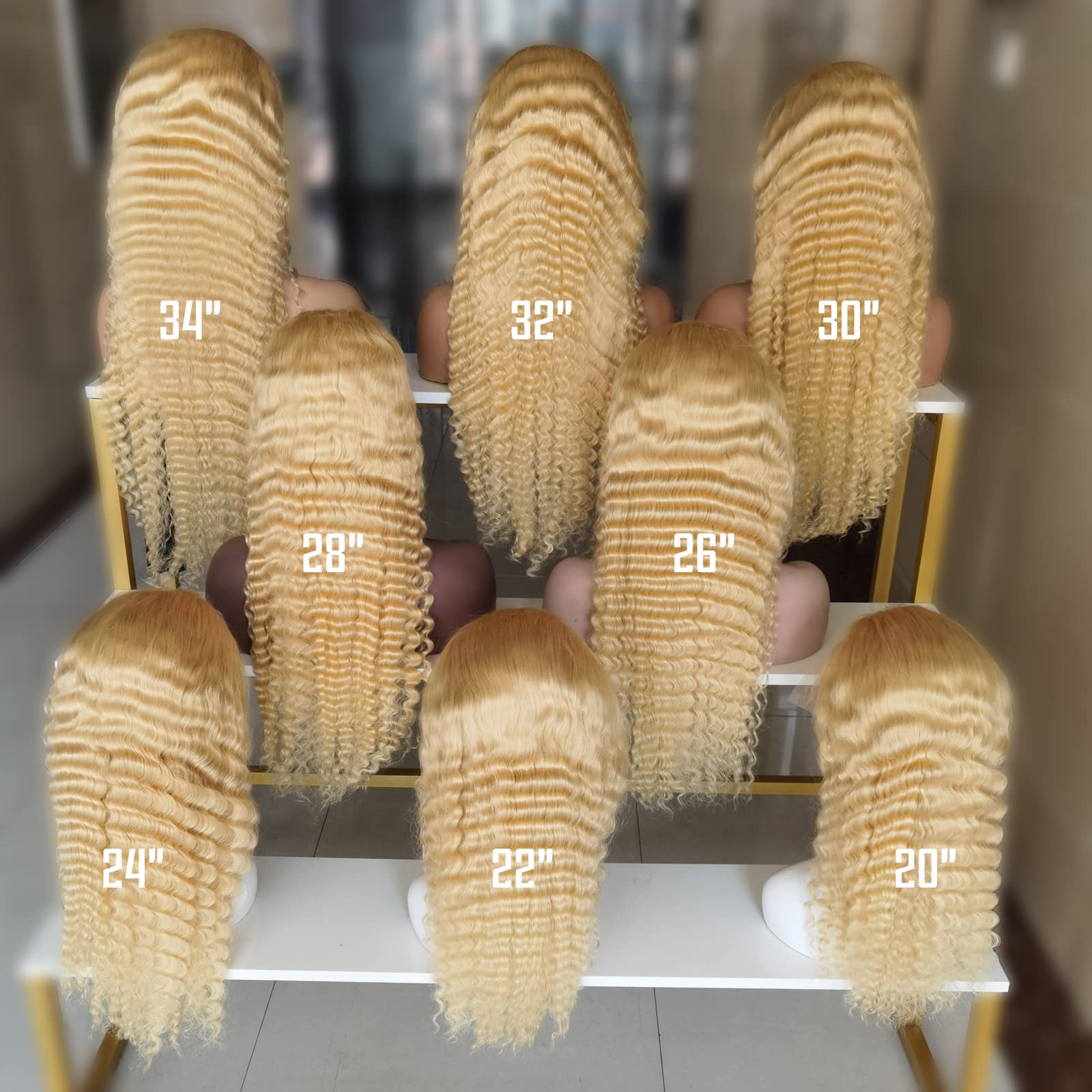 SUPSYOUSF free-part wig enables natural parting with no visible knots.