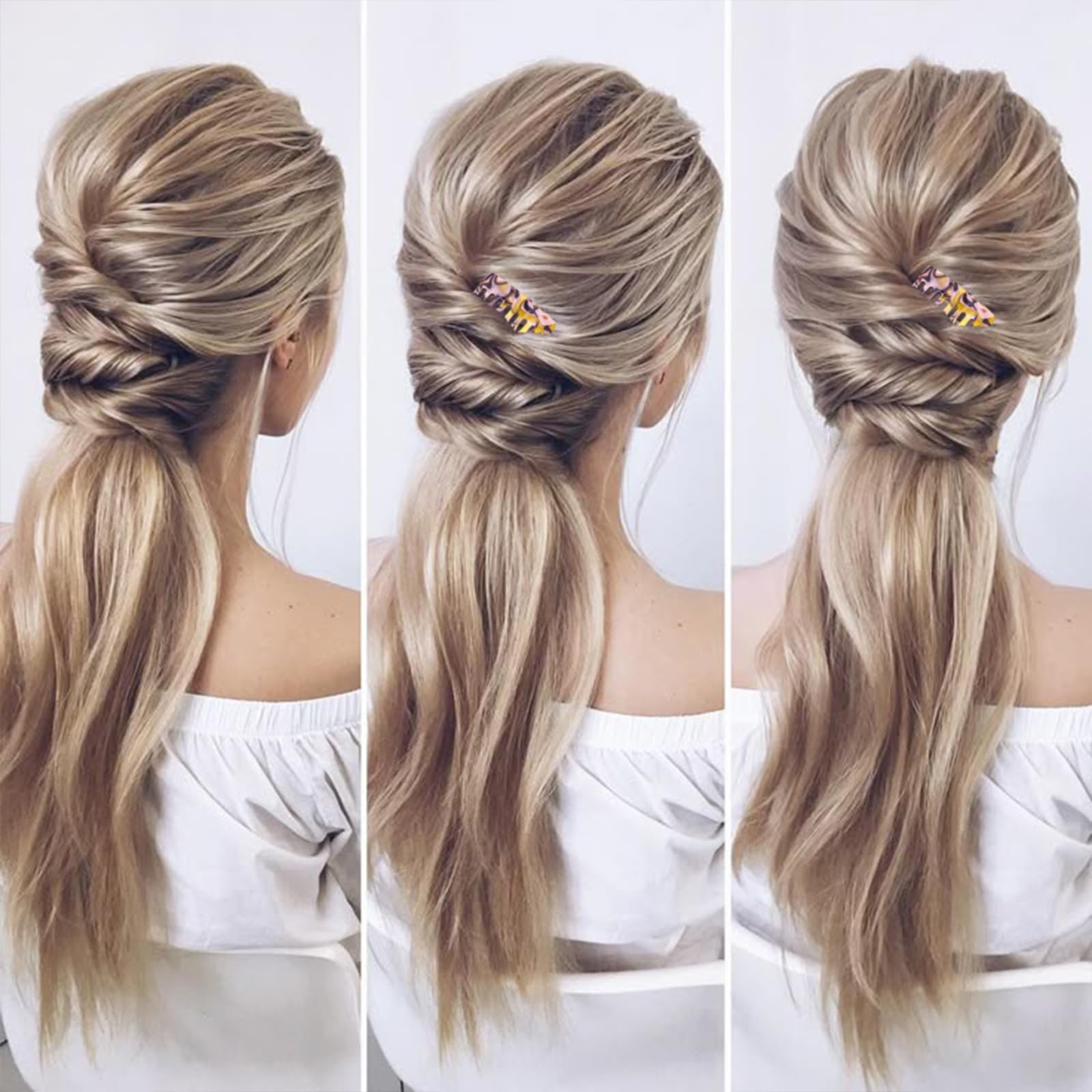 Suptizizkz acetate small side comb close-up, versatile styling option.