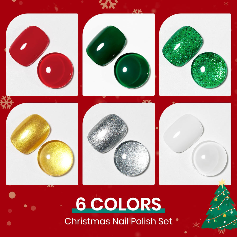 SUPWEE Christmas nail polish green bottle showcases vibrant shade for seasonal manicure ideas