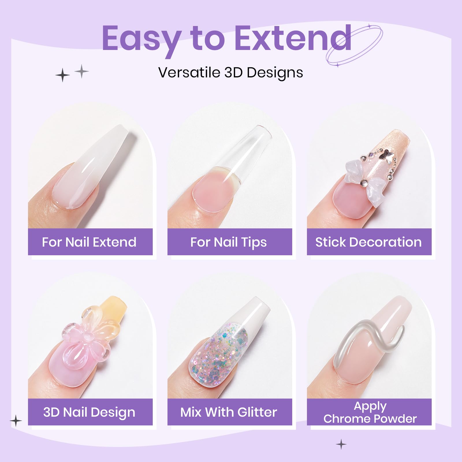 SUPWEE chrome powder options add high-shine accents for chic nail designs.