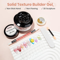 SUPWEE chrome powder duo enhances reflective accents for salon-quality nail art