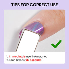 SUPWEE magnet stick enables precise cat-eye patterns for stylish nails