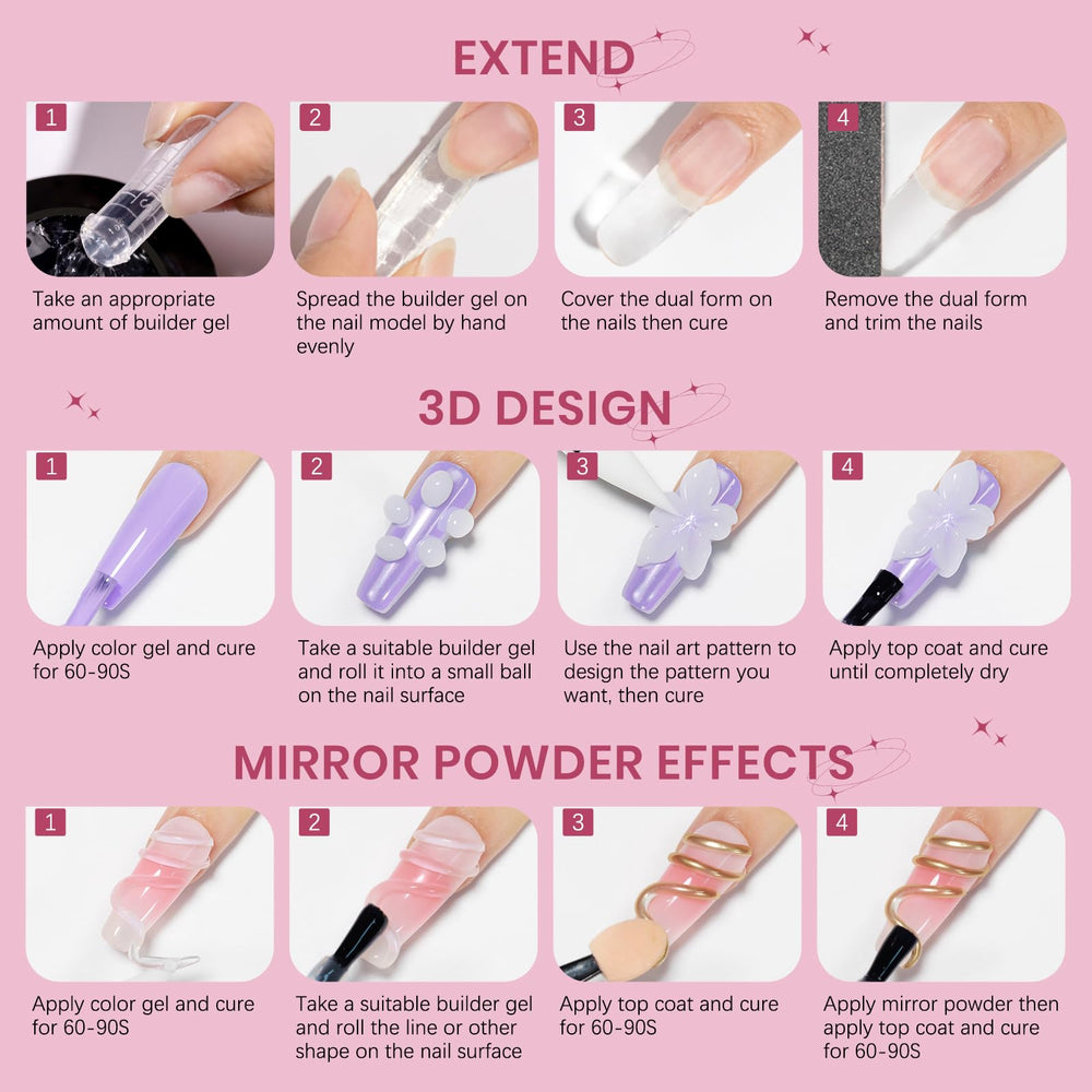 SUPWEE Nail file and tips for prep and smooth shaping